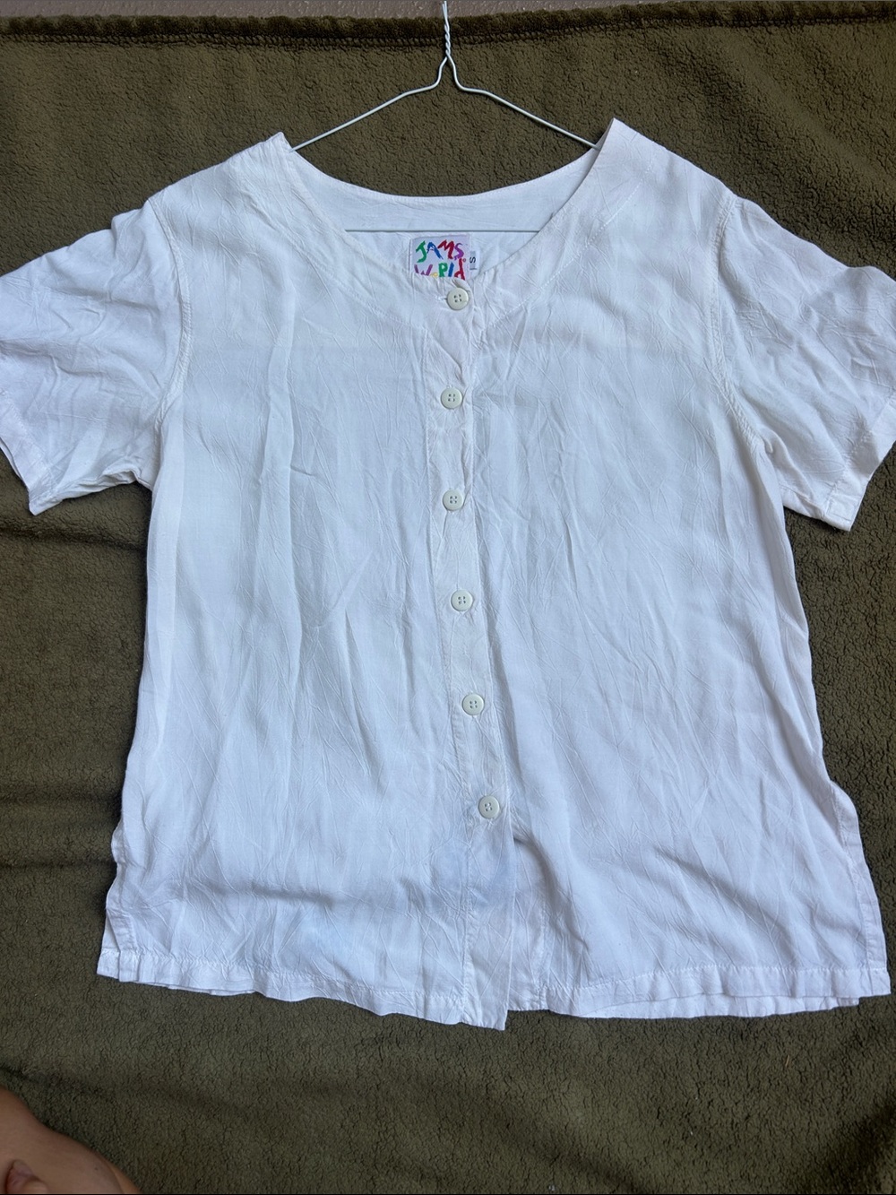Jams World Vintage Button Down Blouse
